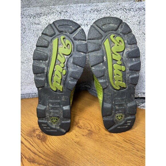 Ariat Fatbaby Green Croc & Blue Suede Western Cowgirl Boots 14746 Women’s Sz 8.5 - Picture 12 of 16